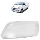 Lente Farol Dianteiro H1 Starex 2000 2001 2002 2003 2004 Transparente Lisa Acrílico