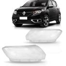Lente Farol Logan Sandero 2015 A 2019 Renault