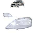 Lente farol renault logan 2010 2011 2012 2013 esquerdo Lente farol renault logan 2010 2011 2012 2013 esquerdo