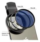 Lente Filtro CPL Polarizador Para Celular Clipe Anti Reflexo 52mm