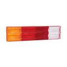 Lente Lanterna Traseira Pl0716 Compativel MB Tricolor Com Borda Reforcada Refletivo