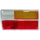 Lente Lanterna Traseira Tricolor C re 1973 1977 Volkswagen Tl A Nk-419437