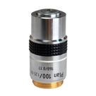 Lente Objetiva OMAX 100X Plan Acromática para Microscópios Compostos