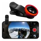 Lente Para Celular Universal Olho De Peixe Panorama Ampla