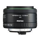Lente Pentax HD PENTAX-FA 50 mm F1.4 para SLR digital K-Mount