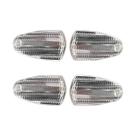 Lente Pisca Nx4 Falcon 2000 A 2008 Cristal 4 Peças