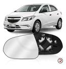 Lente Retrovisor C/Vidro Onix 13 A 18 C/Base Lado Esquerda