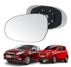 Lente retrovisor com base grand siena e mobi lado direito
