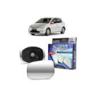 Lente Retrovisor Com Base Metalizado Lado Esquerdo Etios 2012 a 2013