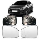 Lente Retrovisor Fluence 2010 2011 2012 2013 Térmica com Base