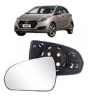 Lente Retrovisor HB20 / 13 a 17 - Lado Esquerdo (Motorista) Sem Aquecedor