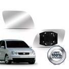 Lente Retrovisor Polo 2003 Á 2009 Com Base Lente Retrovisor Polo 2003 Á 2009 Com Base