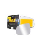 Lente retrovisor s/base renault sandero/ logan (14/20) prata metalizado convexo lado esquerdo 45220190 (cx04)