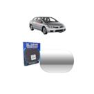 Lente Retrovisor Sem Base Metalizado Lado Direito Civic 2007 a 2011
