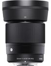 Lente Sigma 30mm F/1.4 Dc Dn Contemporary Sony E-mount Aps-c Sony E Preto