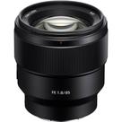 Lente sony fe 85mm f/1.8 sel85f18