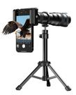 Lente Telefoto Evil Eye 36X HD com Tripé - Alta Potência para Android