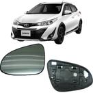 Lente Vidro Espelho Com Base Retrovisor Lado Esquerdo Yaris