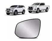 Lente Vidro Retrovisor Toyota HILUX 16 / 21 lado esquerdo