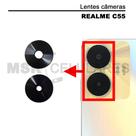 Lentes das câmeras celular REALME modelo REALME C55