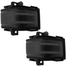 Lentes de Espelho Lateral RECON para Ford Super Duty 17-22 com LED Fumê