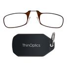 Lentes de Lectura Rectangulares ThinOptics con Estuche para Llaveros