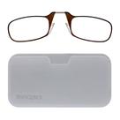 Lentes de Lectura ThinOptics Universal Pod Marrón, Aumento 2x