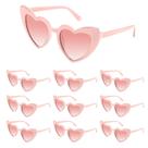 Lentes de Sol Bouiexye Rosa con Forma de Corazón UV400 Paquete de 10 Lentes de Sol Bouiexye Rosa con Forma de Corazón UV400 Paquete de 10