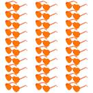 Lentes de Sol Fengek sin Montura en Forma de Corazón Transparente x30 Naranja