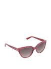 Lentes de Sol Jimmy Choo Odette/S Montura Puthon Lente Fucsia Malva