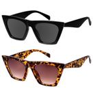 Lentes de sol mosanana Cat Eye para mujer negro carey MS51801
