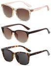 Lentes de Sol Polarizados NCLLCE para Mujer Protección UV400 (Paquete de 3)