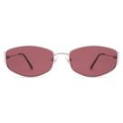 Lentes de Sol Retro Ovalados Hexagonales con Montura Metálica AP3625