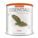 Lentilhas Emergency Essentials 2,26 kg com validade de até 30 anos Lentilhas Emergency Essentials 2,26 kg com validade de até 30 anos