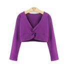 Leotardo De Dança De Manga Longa Para Meninas, Top Pullover Para Prática De Inverno Em Aulas De
