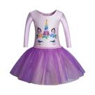 Leotardo De Dança Para Meninas Com Manga Longa E Lantejoulas Brilhantes, Vestido De Ginástica Com