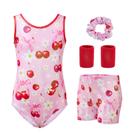 Leotardo Tstiti para Meninas - Conjunto de Ginástica de 5 Peças