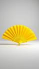 Leque Artesanal Paetê Amarelo - 41cm Abertura