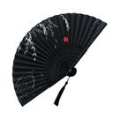 Leque De Mão Dobrável De Madeira Elegante Para Casamentos E Apresentações - Leque Decorativo