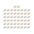 Leque De Papel De Bambu Branco DIY 1-50 Peças Para Adultos E Crianças Prática De Caligrafia Pintura