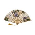 Leque De Seda De Bambu Vintage Estilo Chinês E Japonês Para Casamento E Dança