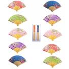 Leque Japonês Madeira Bambu Oriental Ornamental Envio já