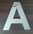 Letra ( A ) Residencial Lino Corte A Laser 20cm Brilhante 3d