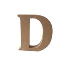Letra D 9cm de altura mdf 18mm
