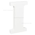 Letra I 15mm por 18cm de Altura Mdf Madeira Pintado Letra I 15mm por 18cm de Altura Mdf Madeira Pintado