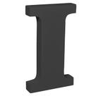 Letra I 15mm por 18cm de Altura Mdf Madeira Pintado Letra I 15mm por 18cm de Altura Mdf Madeira Pintado