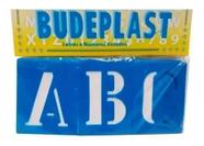 letra número vazado molde pintura plastico tamanho 65 Mm budeplast