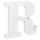 Letra R 15mm por 18cm de Altura Mdf Madeira Pintado Letra R 15mm por 18cm de Altura Mdf Madeira Pintado