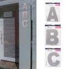 Letra residencial grande 12cm