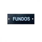 Letra Retangular Pvc ''Fundos'' Caiado ./ Kit Com 25 Peças Letra Retangular Pvc ''Fundos'' Caiado ./ Kit Com 25 Peças